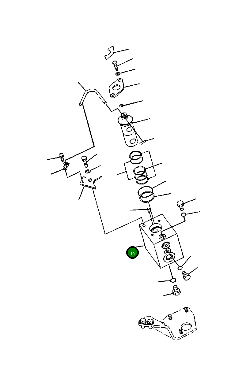 Блок 22P-62-13490 Komatsu