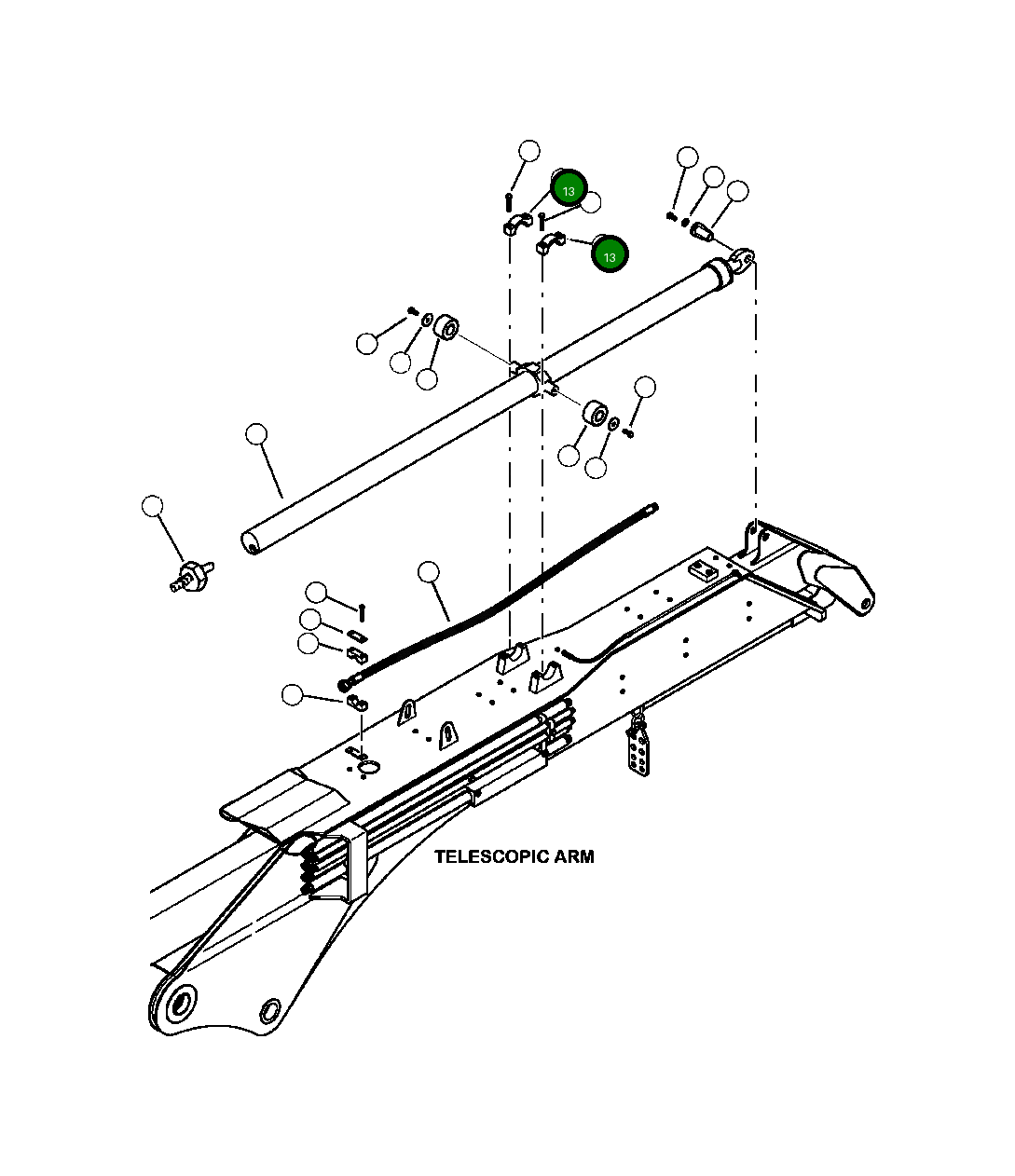 Блок цапфы 21098 Komatsu