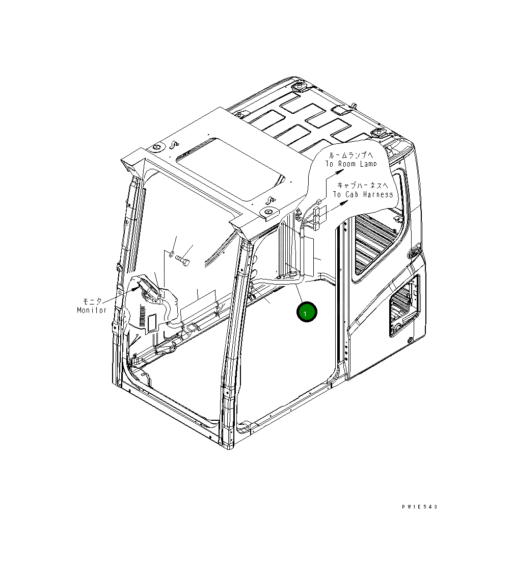 Жгут проводов 21N-06-33310 Komatsu