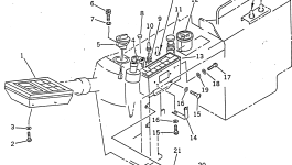 Кронштейн 203-06-56840 Komatsu
