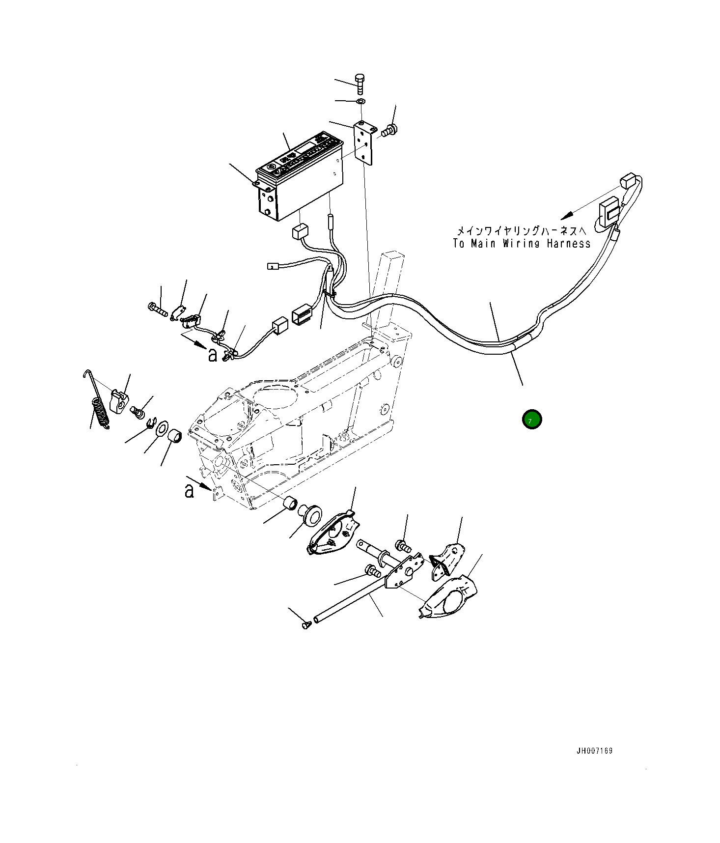 Жгут проводов 20Y0616910 Komatsu
