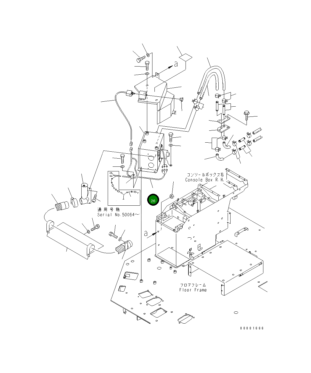 Жгут проводов 426-06-22581 Komatsu