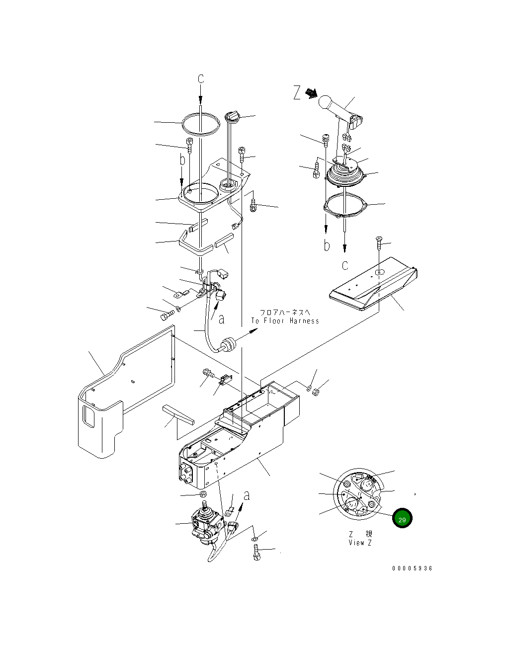 Выключатель 19M-43-33470 Komatsu