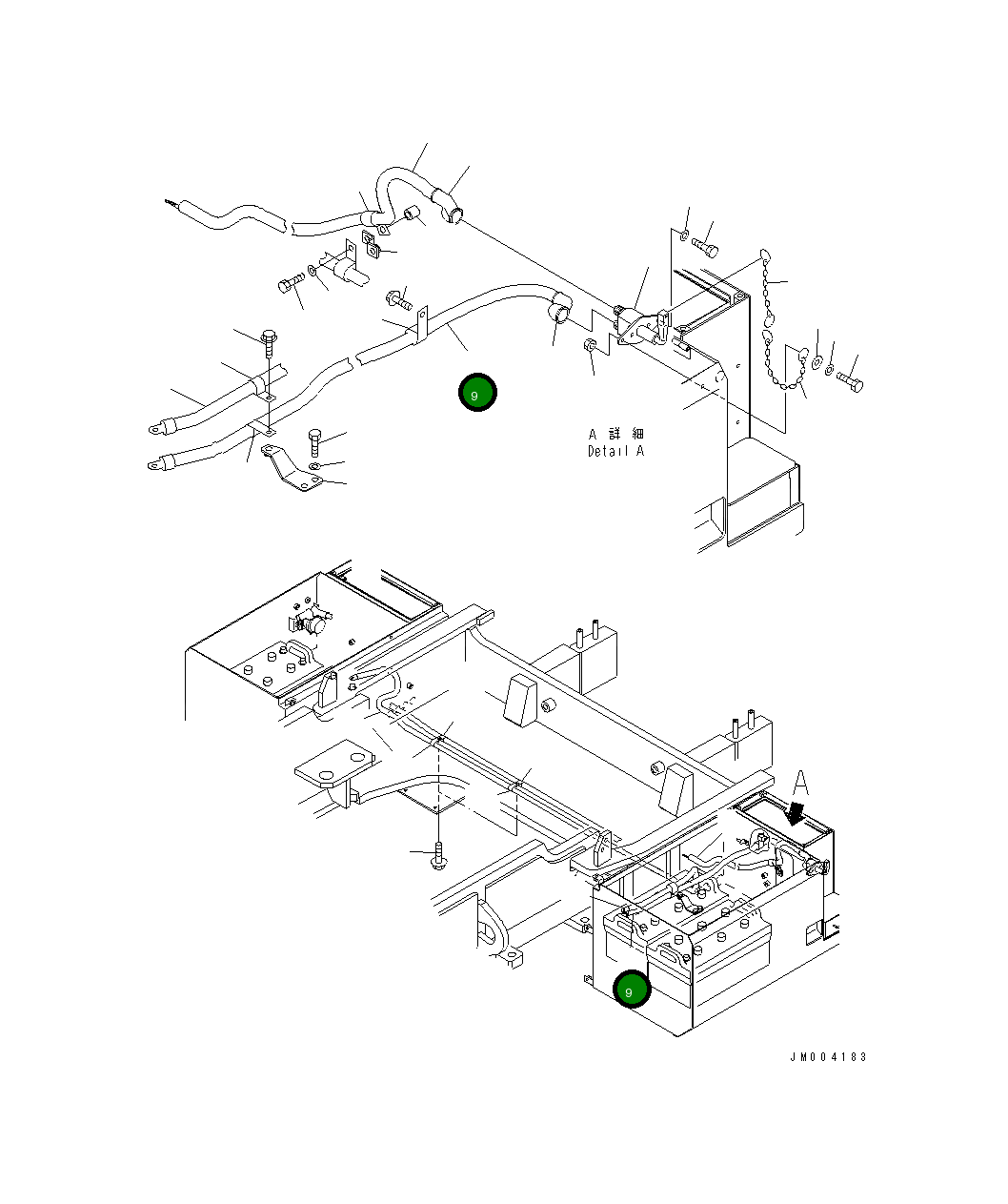 Кабель 427-Z89-2570 Komatsu