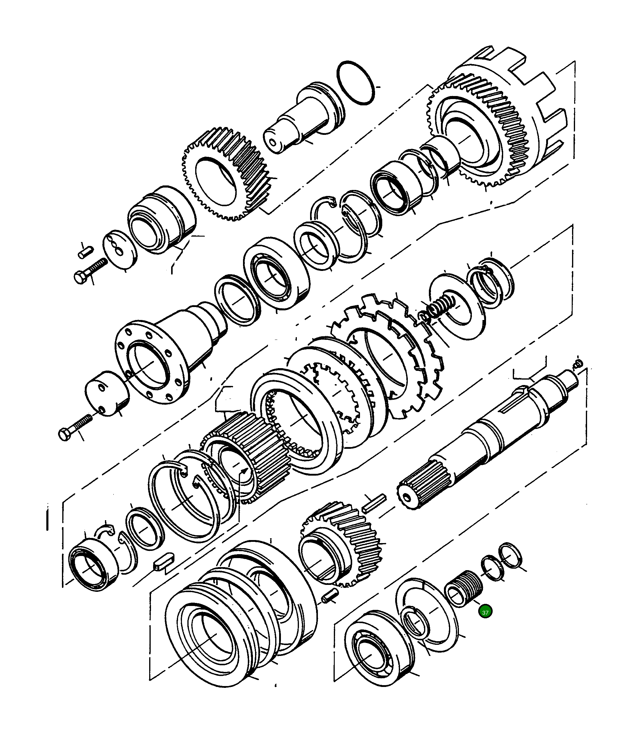 Вкладыш 2889520M1 Komatsu