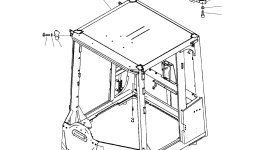 Кабина 425-926-5111 Komatsu