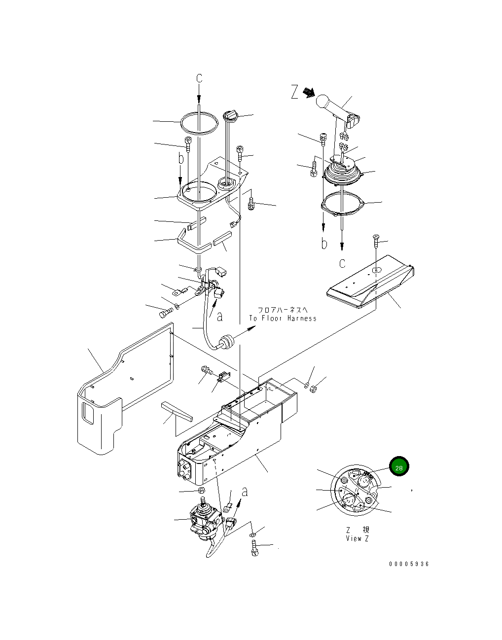 Выключатель 19M-43-33460 Komatsu