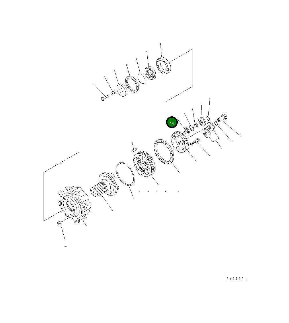 Деталь TZ550A1013-00 Komatsu