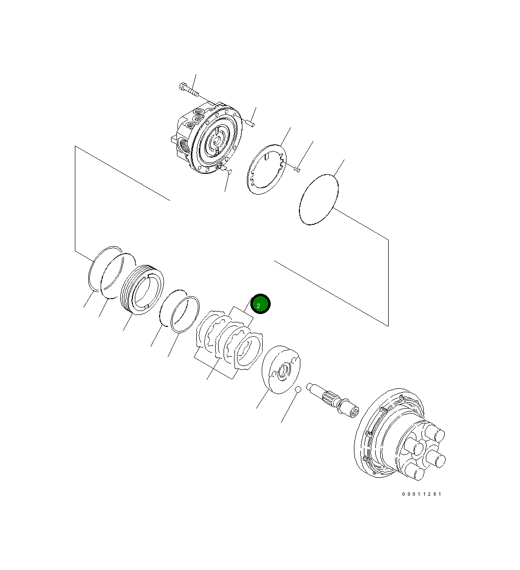 Диск FUFZD-4671-26 Komatsu
