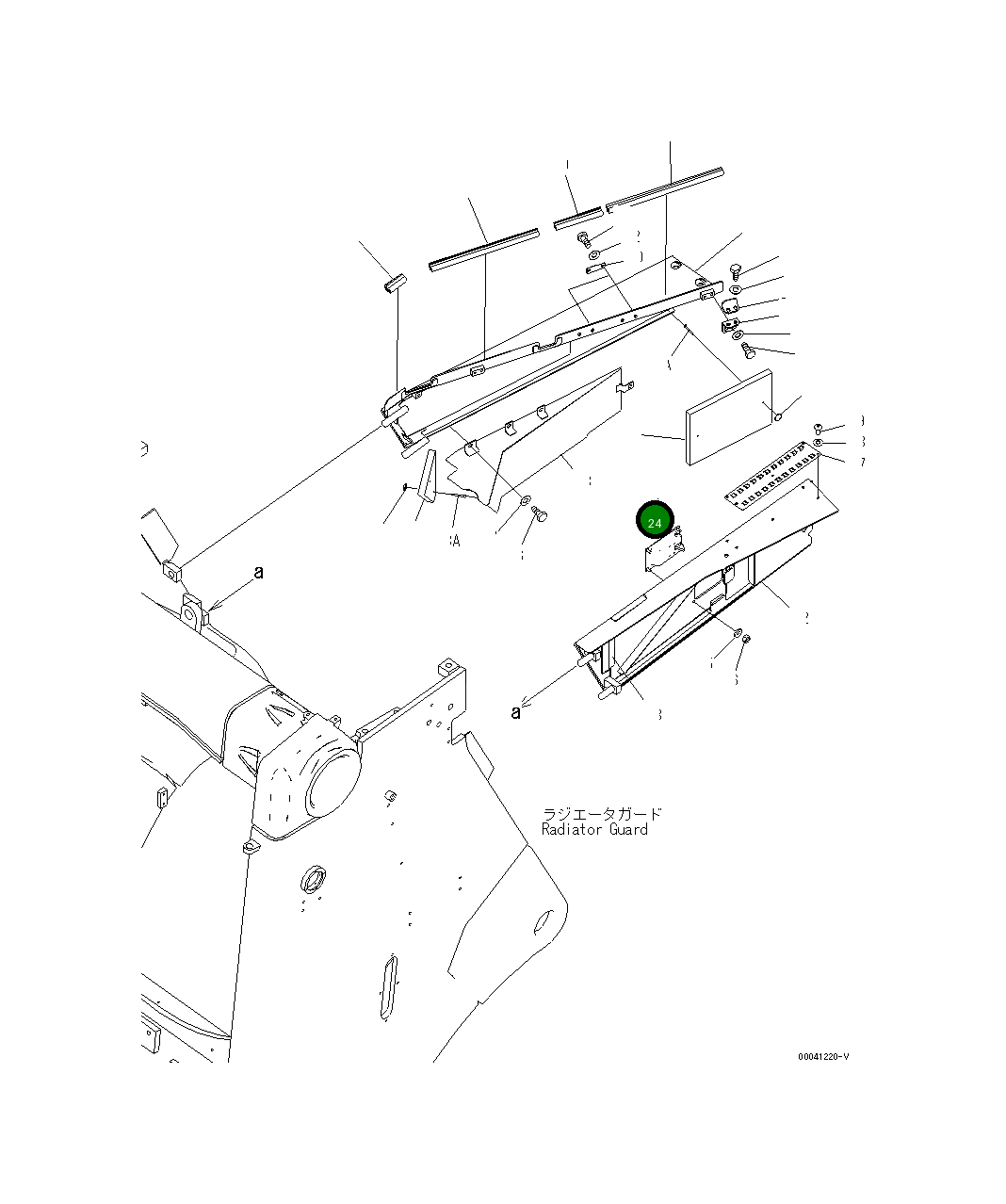 Замок 21T-54-69450 Komatsu