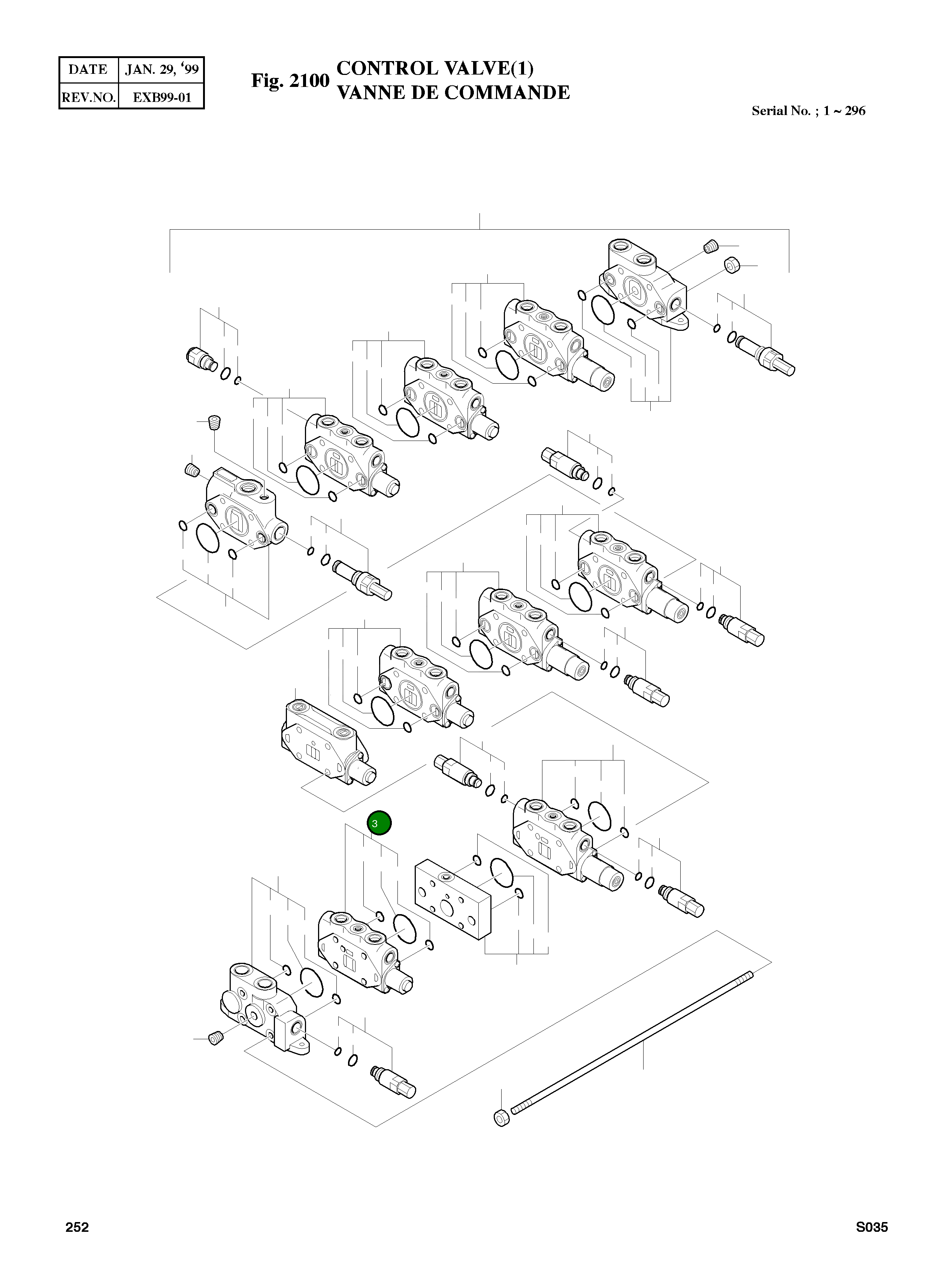 Блок в сборе – ход (левый) 06470-05300 Komatsu