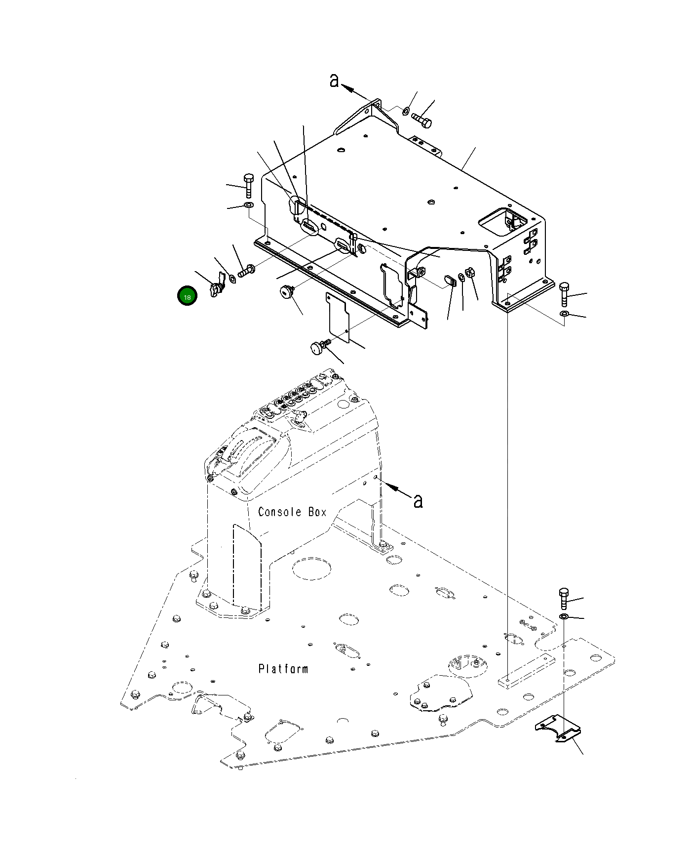 Замок 23B-54-85371 Komatsu