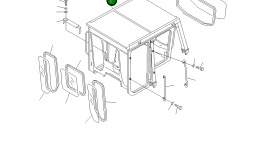 Кабина 154-979-5210 Komatsu