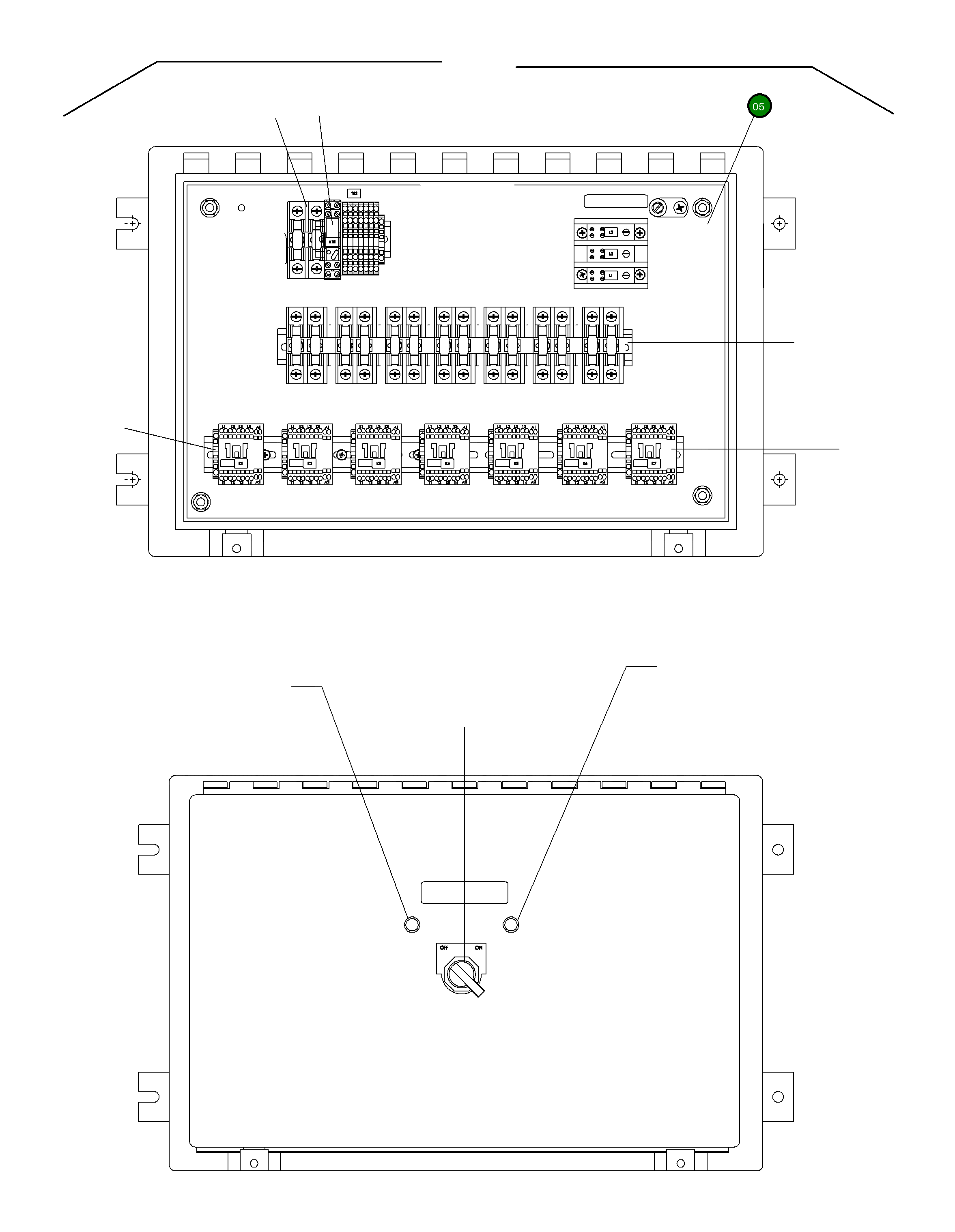 Блок распределения питания 175 А 798 616 73 Komatsu