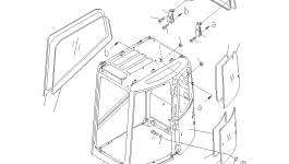 Кабина 22B-54-14210 Komatsu
