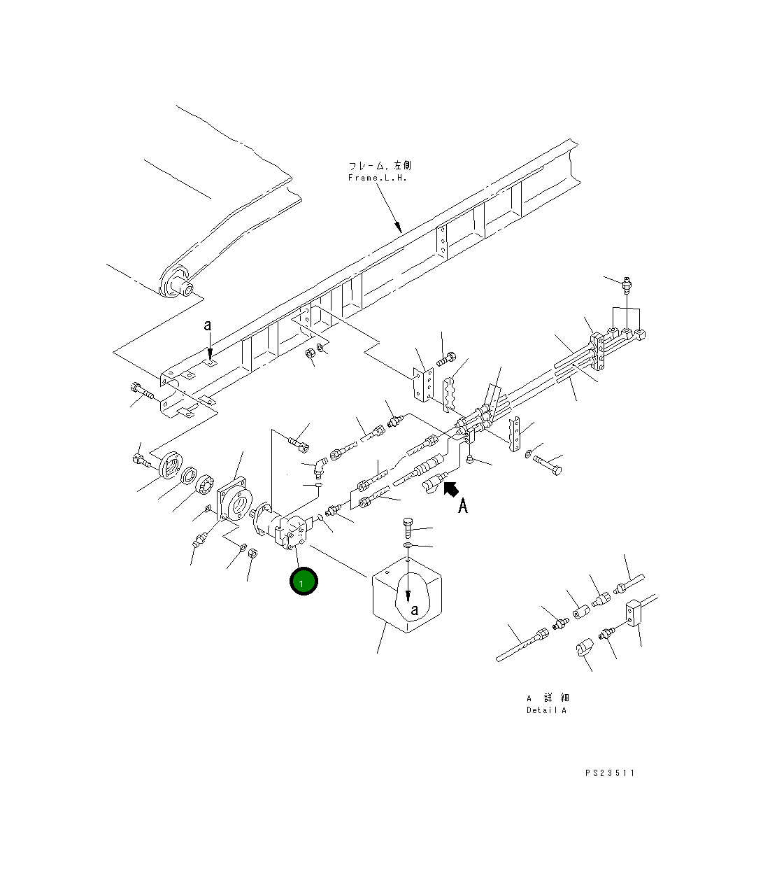 Двигатель KWKKS-75-12131 Komatsu