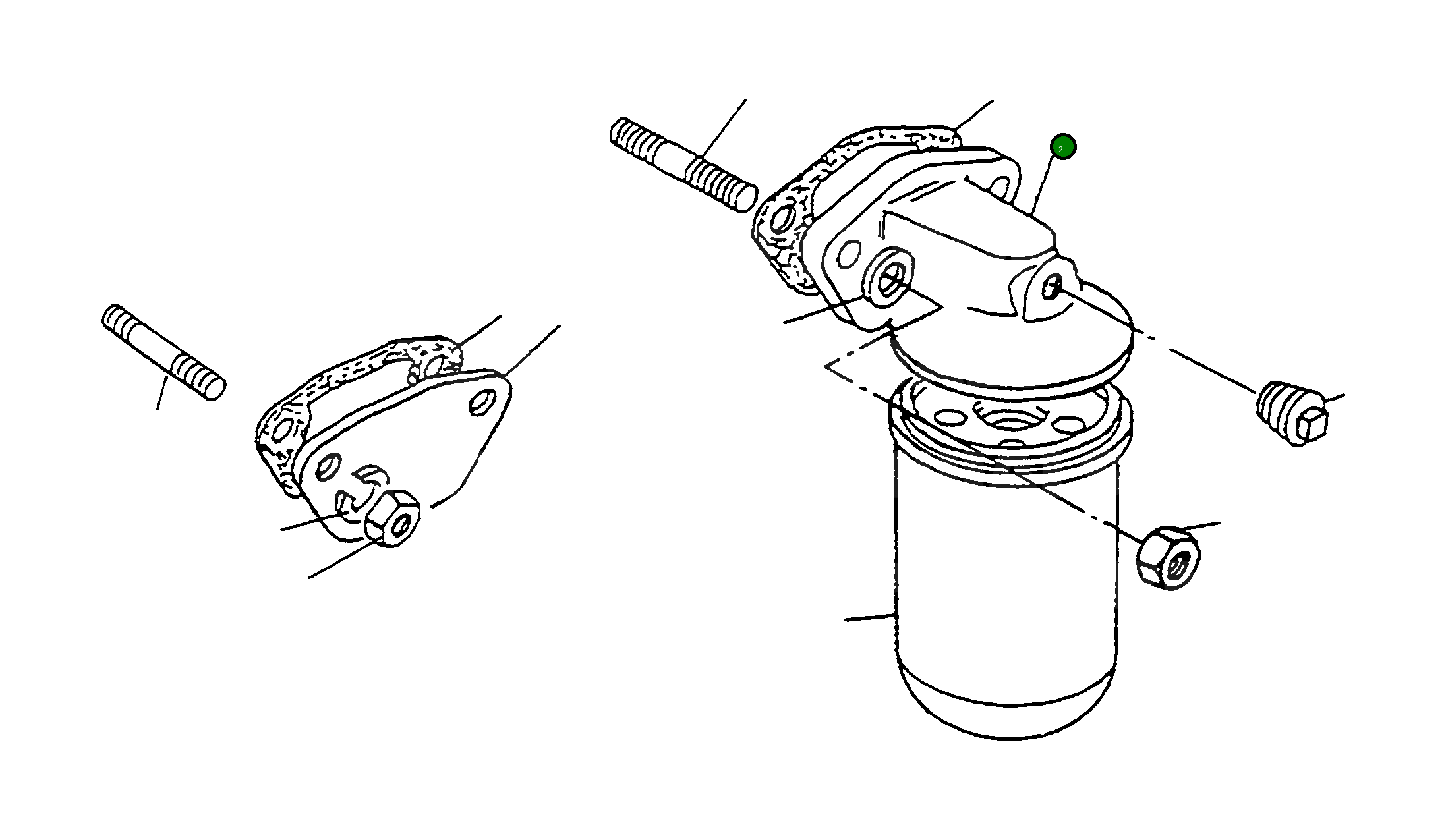 Головка фильтра 4905623M1 Komatsu