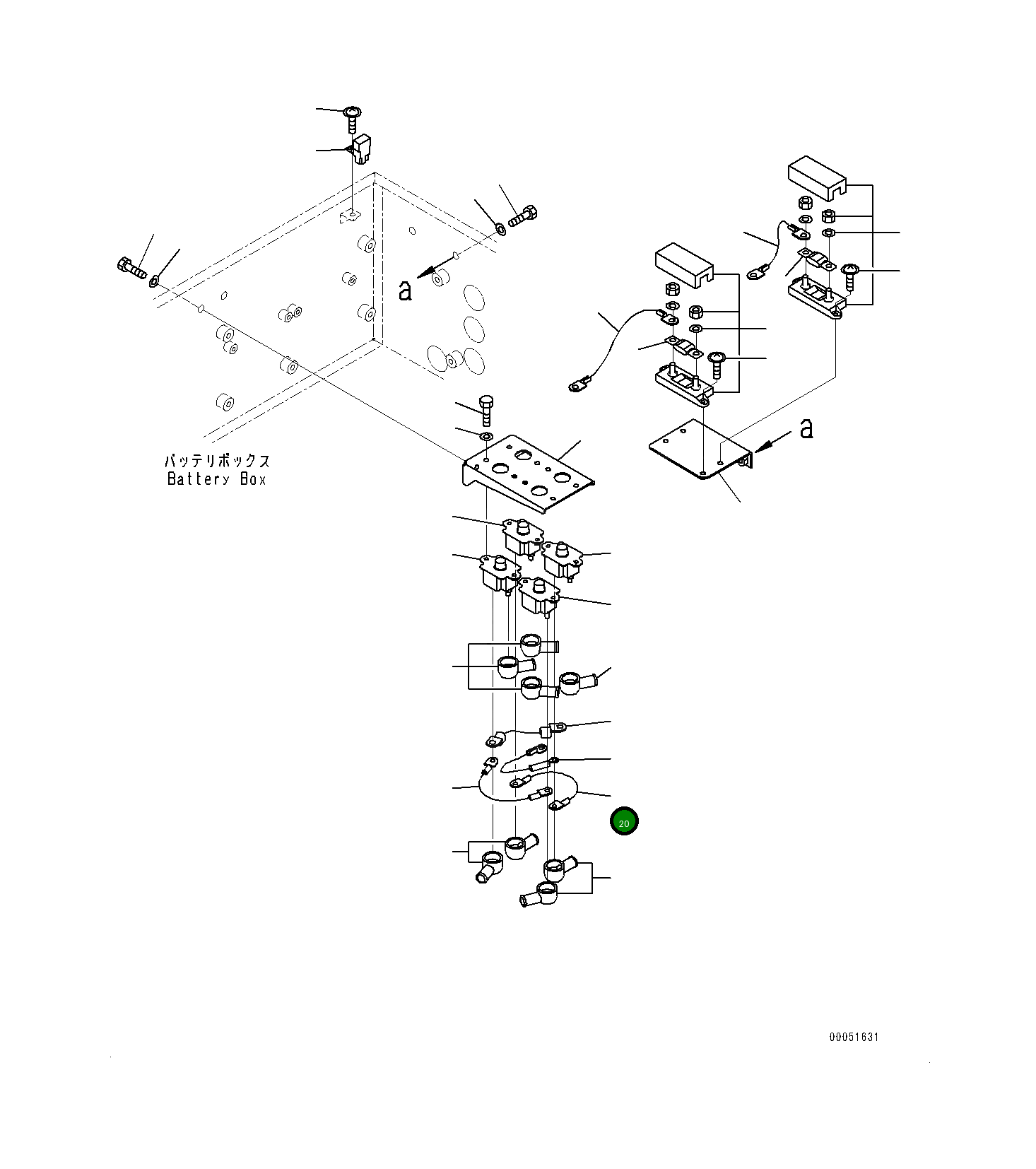 Кабель 515-06-11810 Komatsu