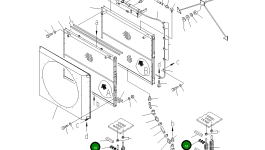 Верхний воздушный дефлектор LM33082-53 Komatsu