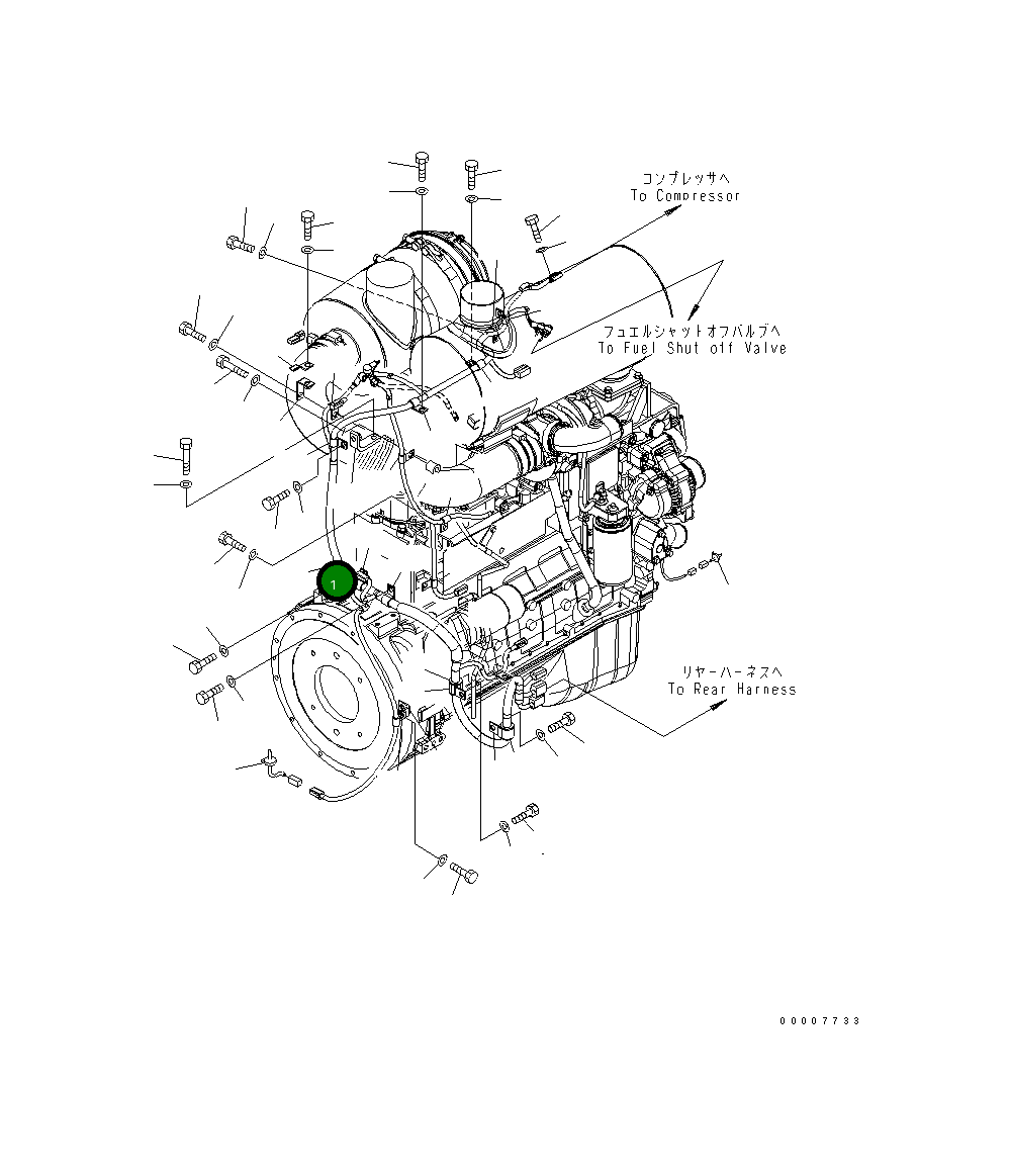 Жгут проводов 419-06-32353 Komatsu