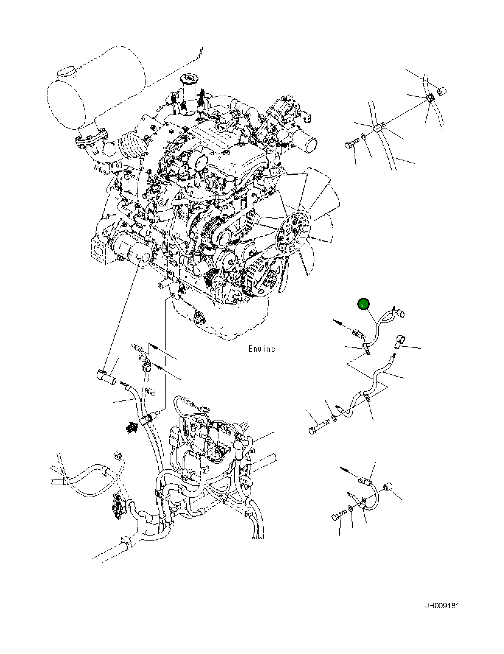 Жгут проводов 21K-06-41261 Komatsu