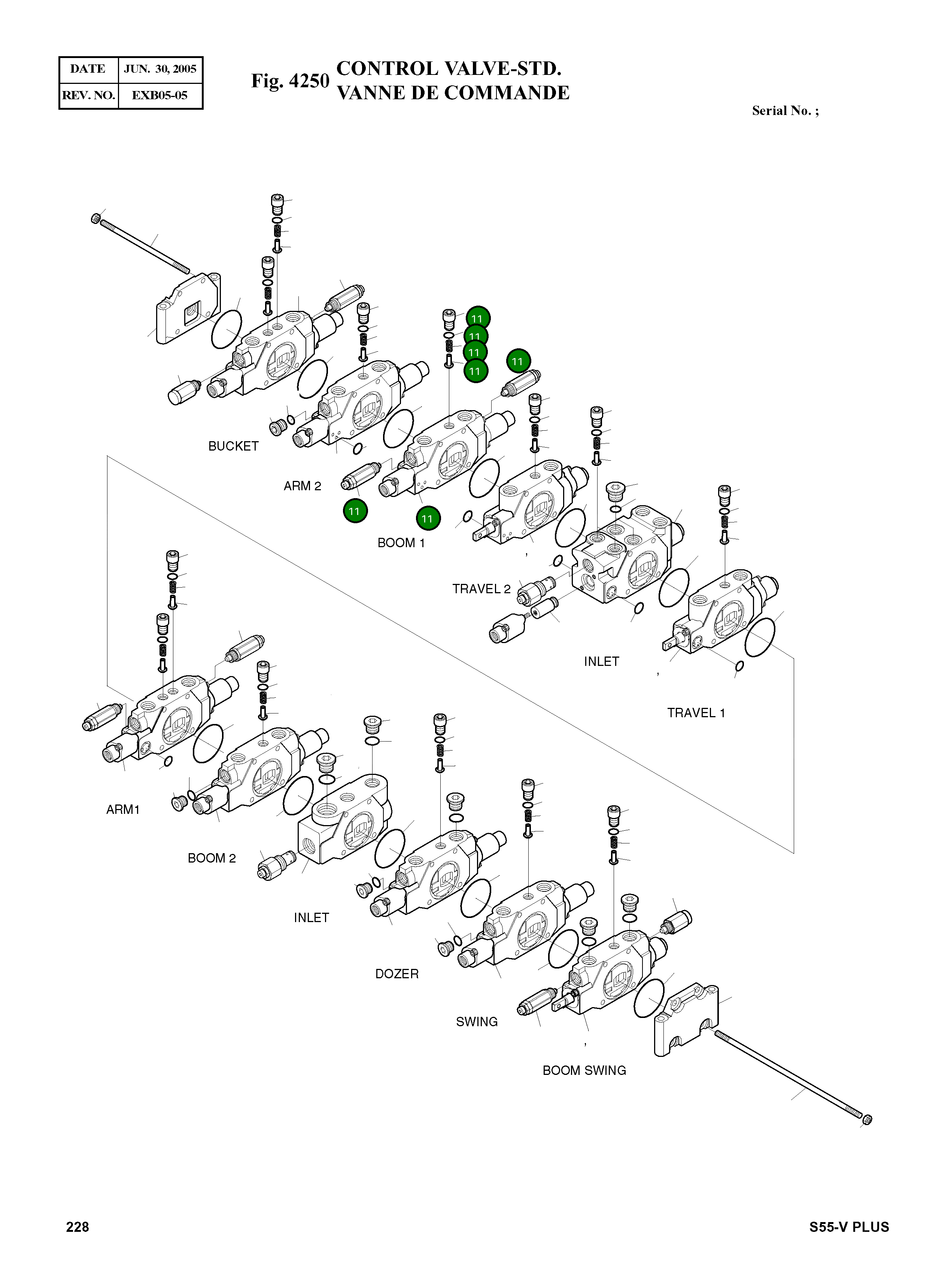 Блок в сборе – стрела 1 4-01-92423 Komatsu