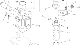 Блок 22P-62-13420 Komatsu