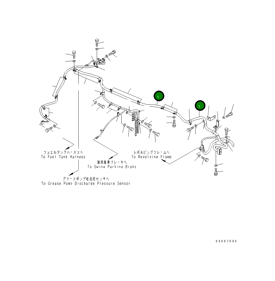 Жгут проводов 21T-06-34240 Komatsu