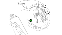 Жгут проводов YM172187-16520 Komatsu