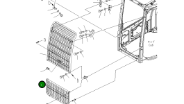 Защитный кожух 22B-954-1710 Komatsu