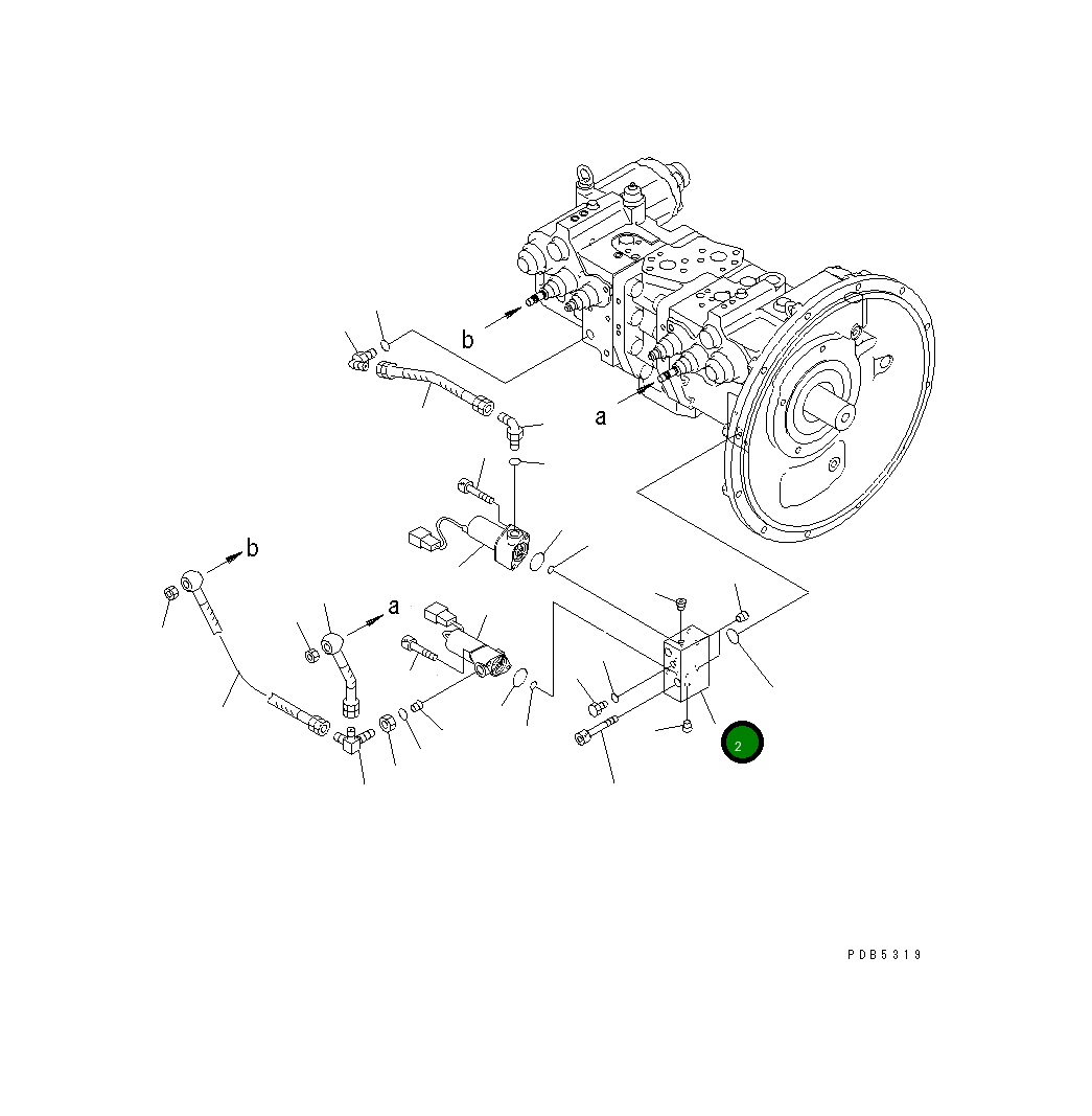 Блок 708-2L-28911 Komatsu