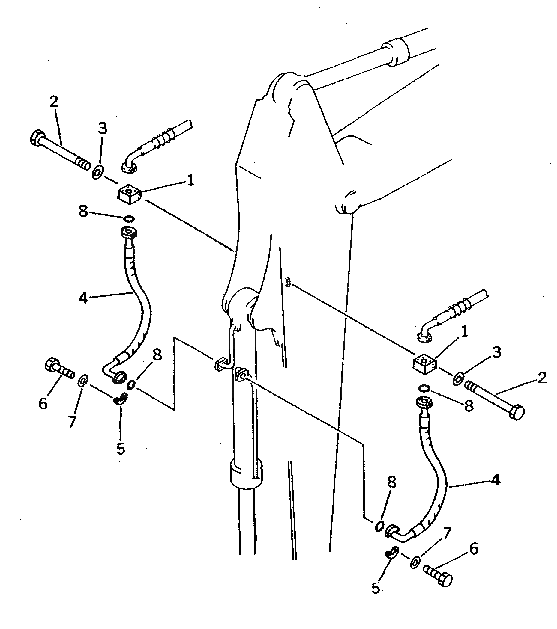 Шланг 07098-21211 Komatsu