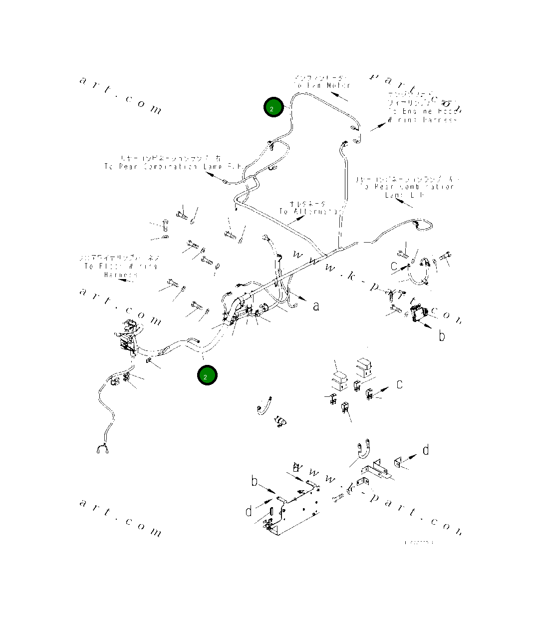Жгут проводов 418-06-62111 Komatsu