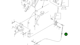 Кабель 21X-43-12121 Komatsu