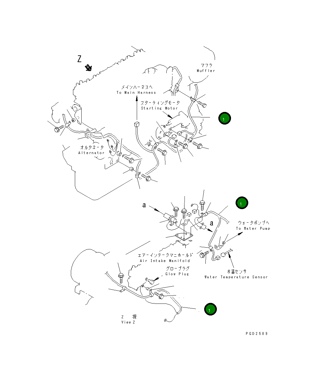 Жгут проводов 6222-83-4320 Komatsu