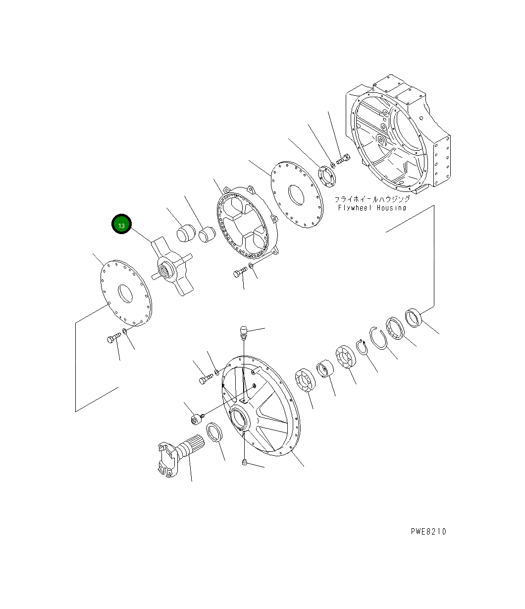 Внутренний корпус, в сборе 428-12-11210 Komatsu