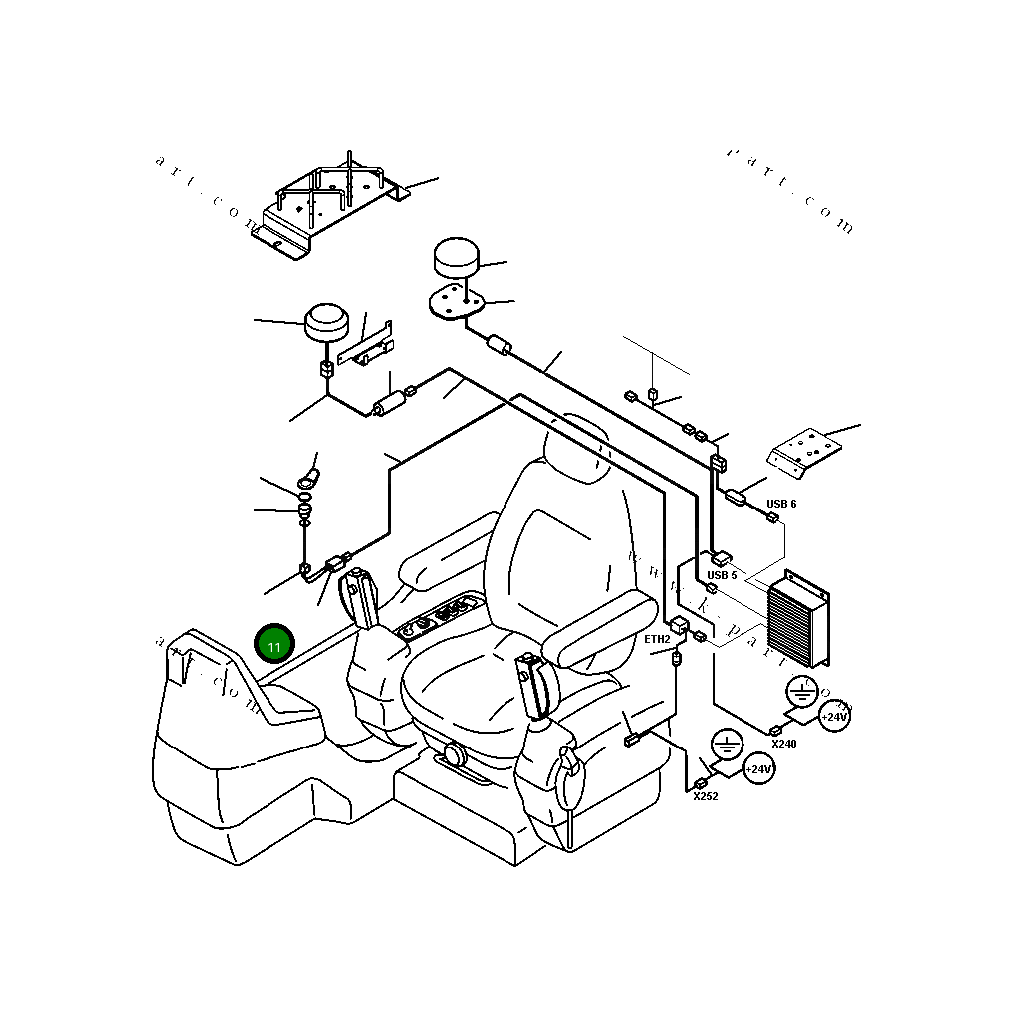 Датчик FZ5213357 Komatsu