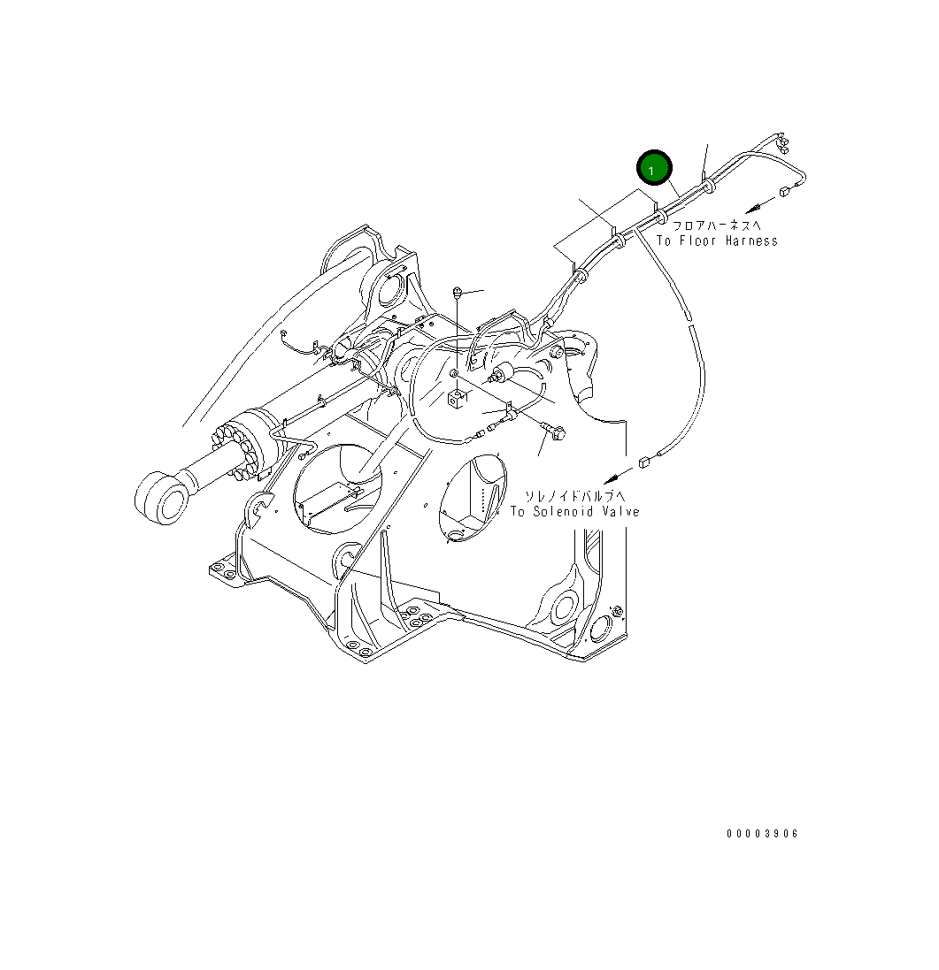 Жгут проводов 428-06-22742 Komatsu