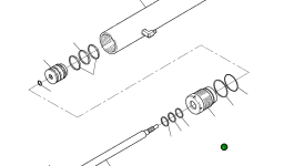 Головка блока цилиндров 395300016 Komatsu