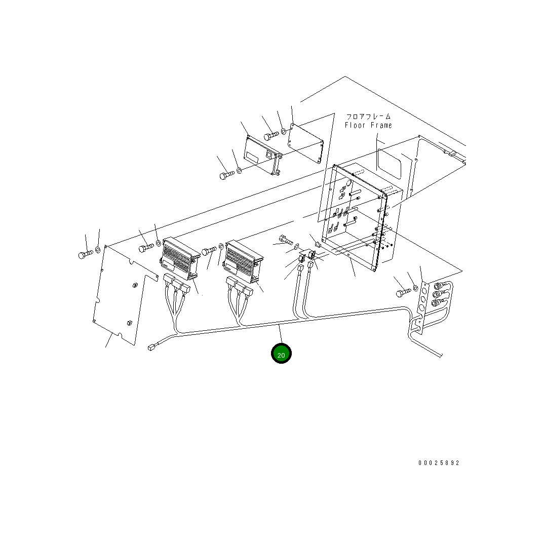 Жгут проводов 19M-06-33331 Komatsu