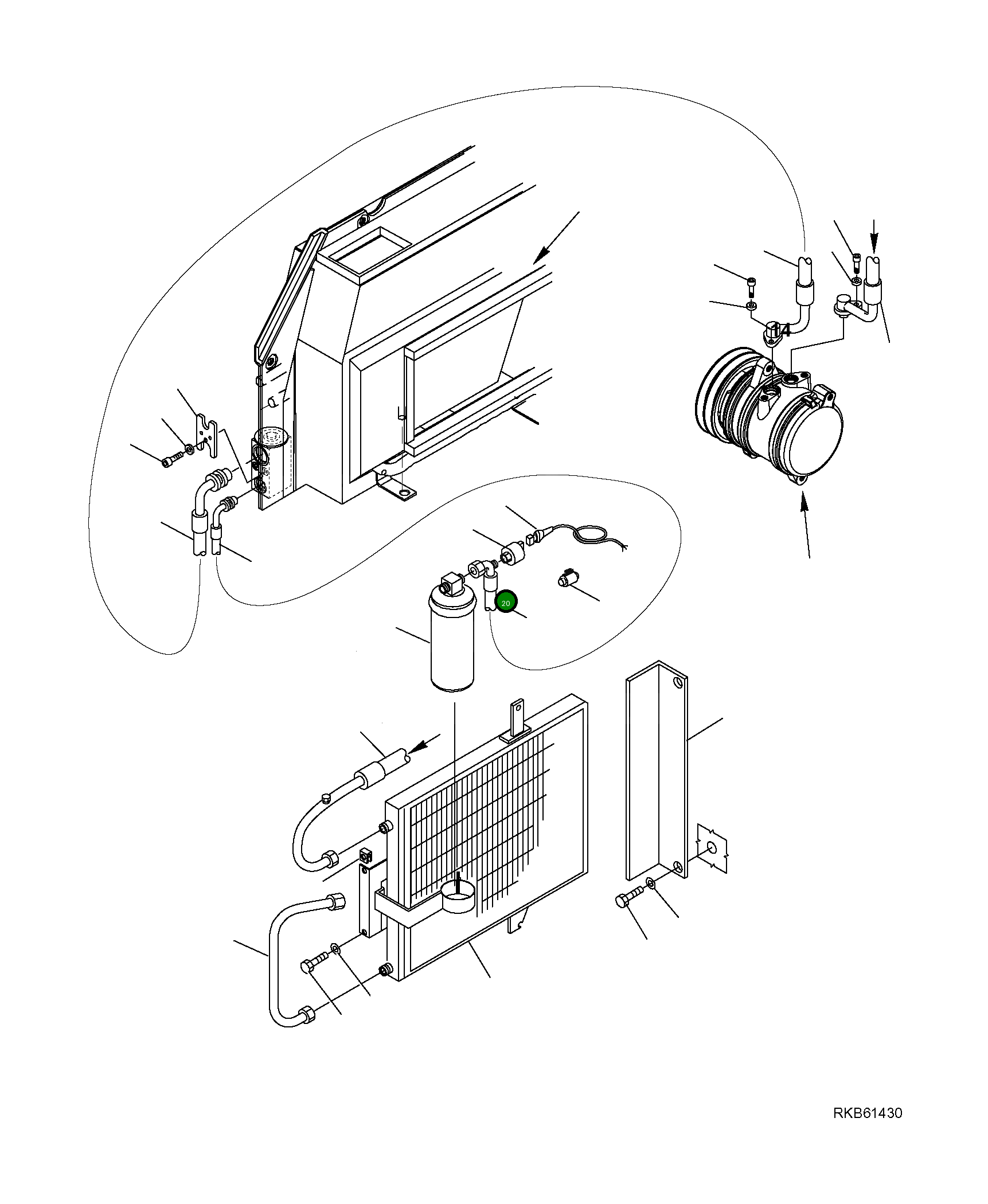 Жгут проводов 22L-09-R6310 Komatsu