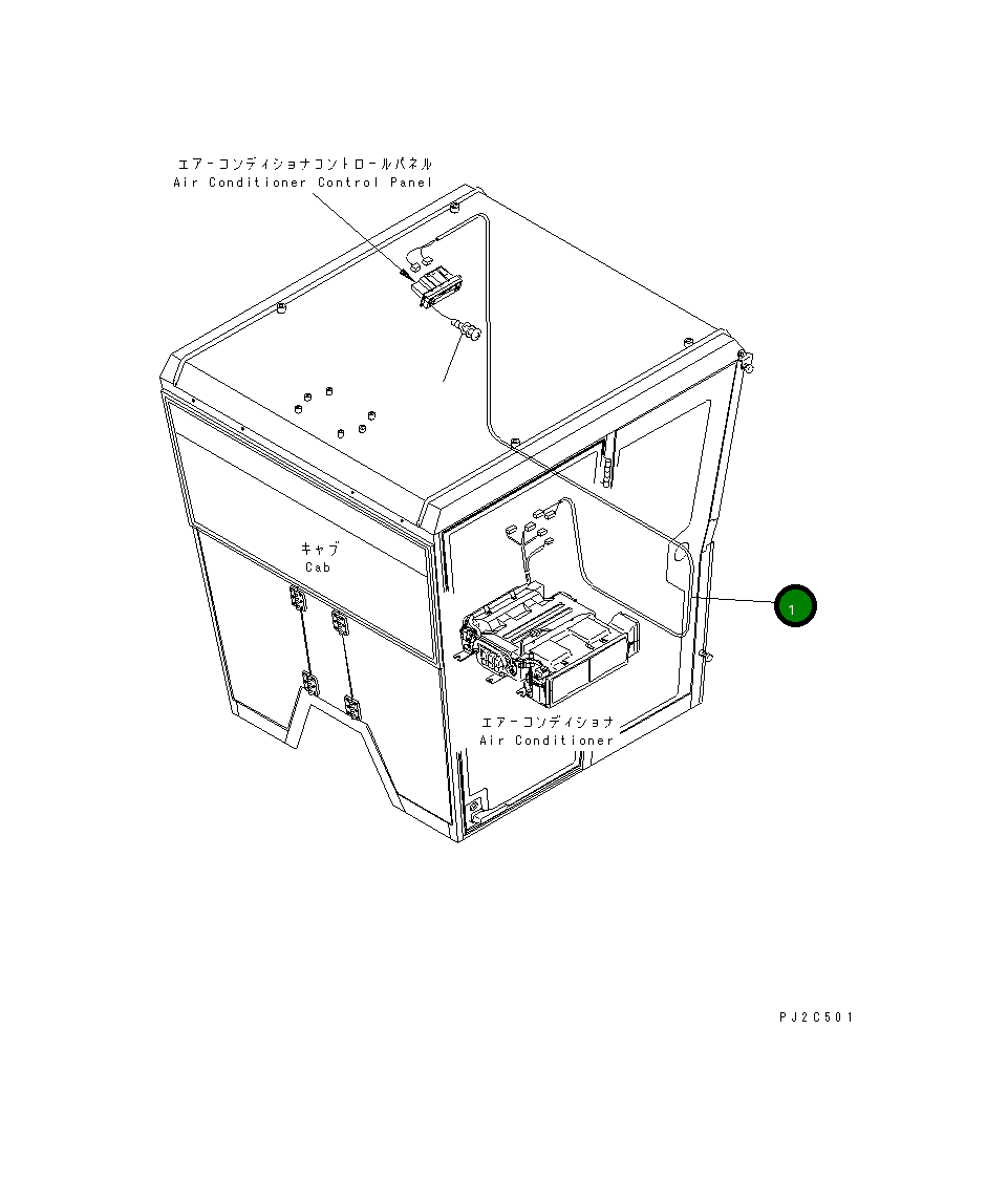 Жгут проводов 23B-809-7832 Komatsu