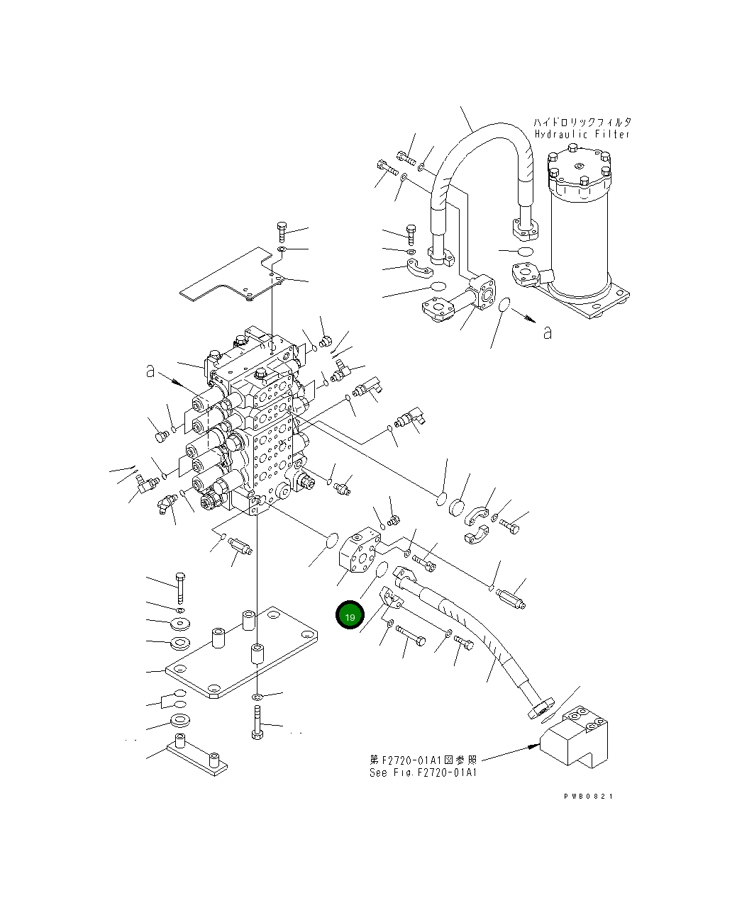 Блок 17A-49-16641 Komatsu