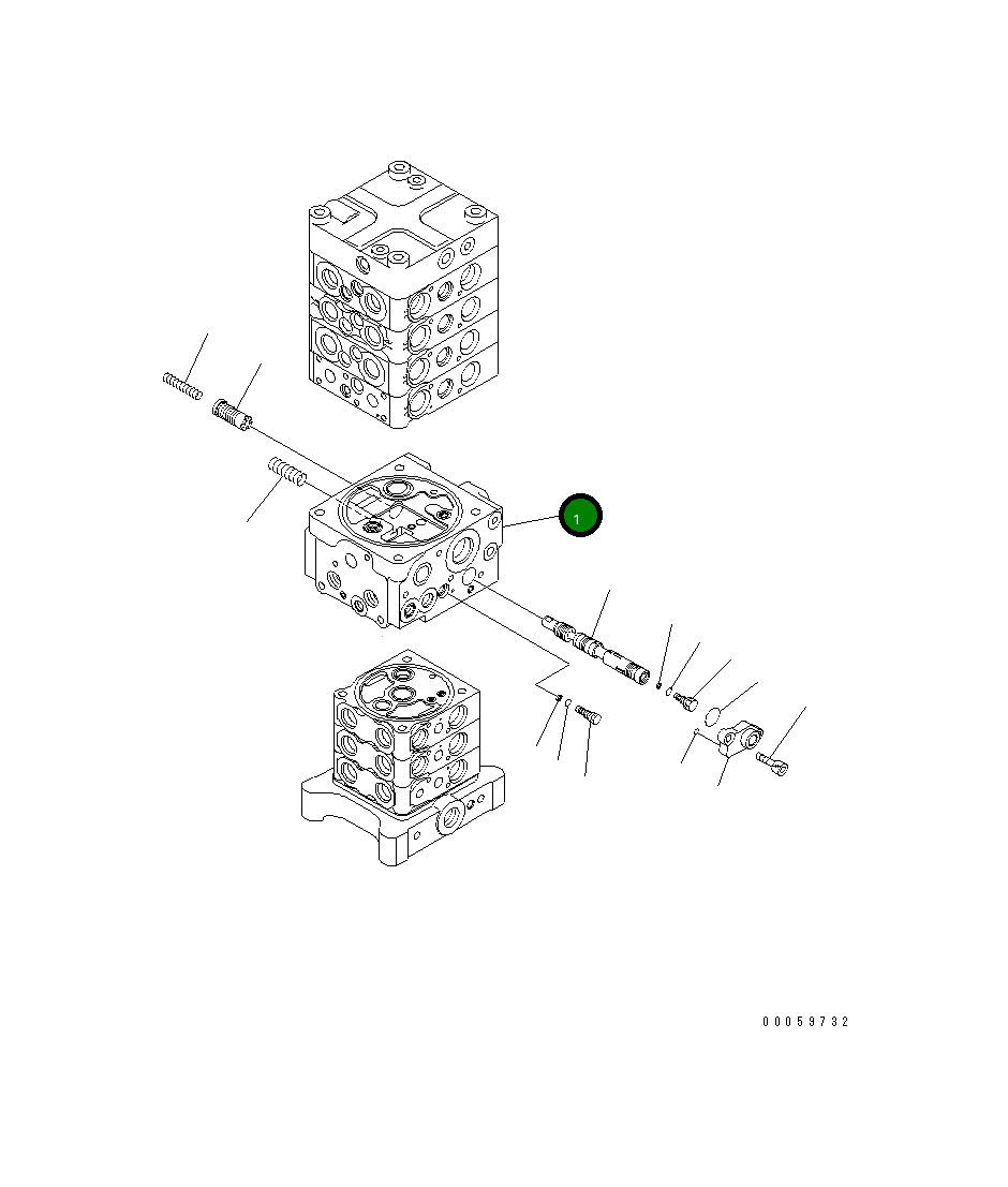 Блок 723-56-11160 Komatsu