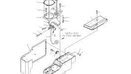 Жгут проводов 154-43-73550 Komatsu