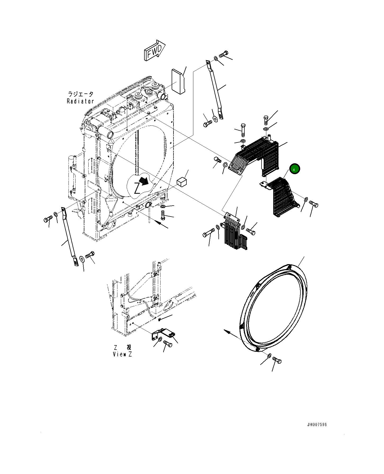 Защитный кожух 20Y0346420 Komatsu