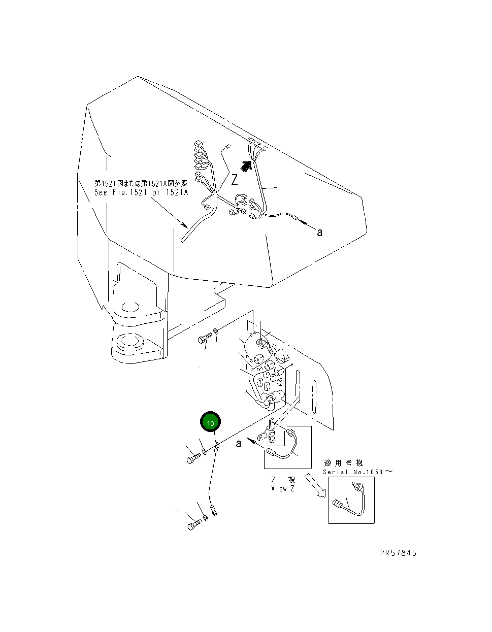 Кабель 26A-06-12560 Komatsu