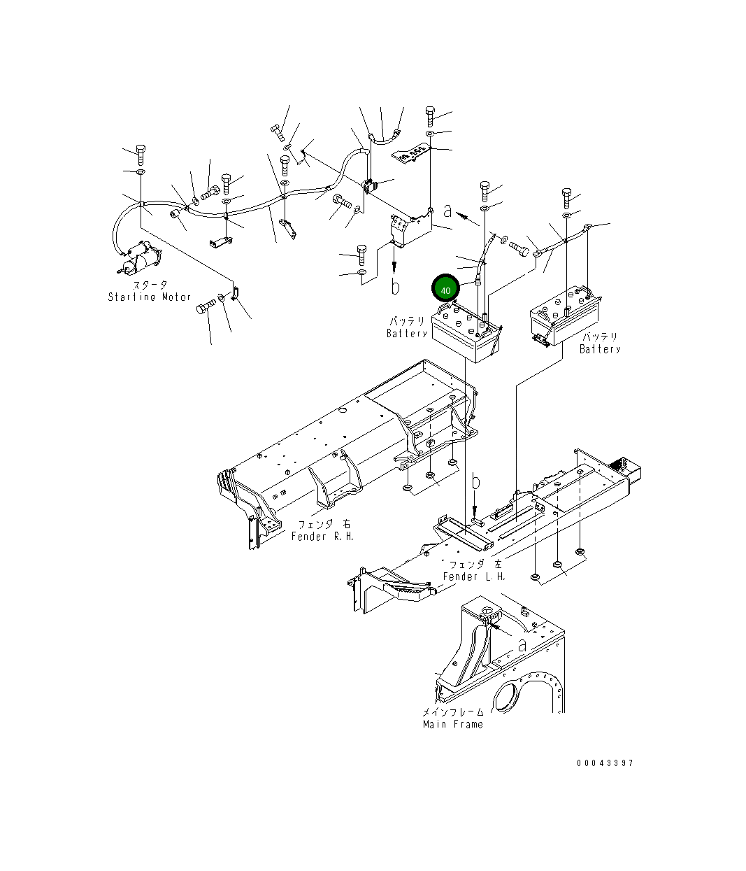 Кабель 08028-FE055 Komatsu