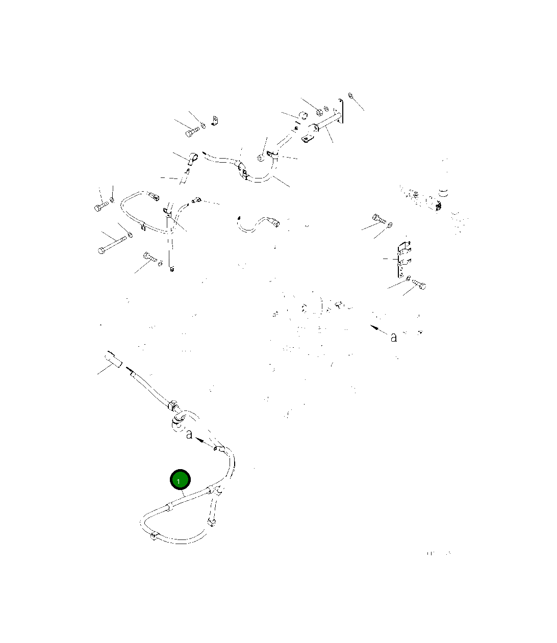 Кабель 2A6-06-11931 Komatsu