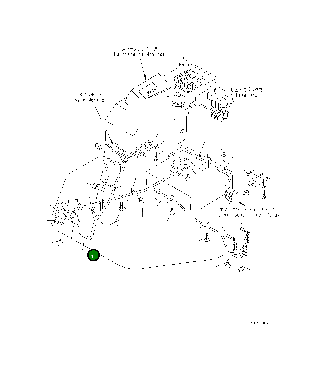Жгут проводов 421-06-21290 Komatsu